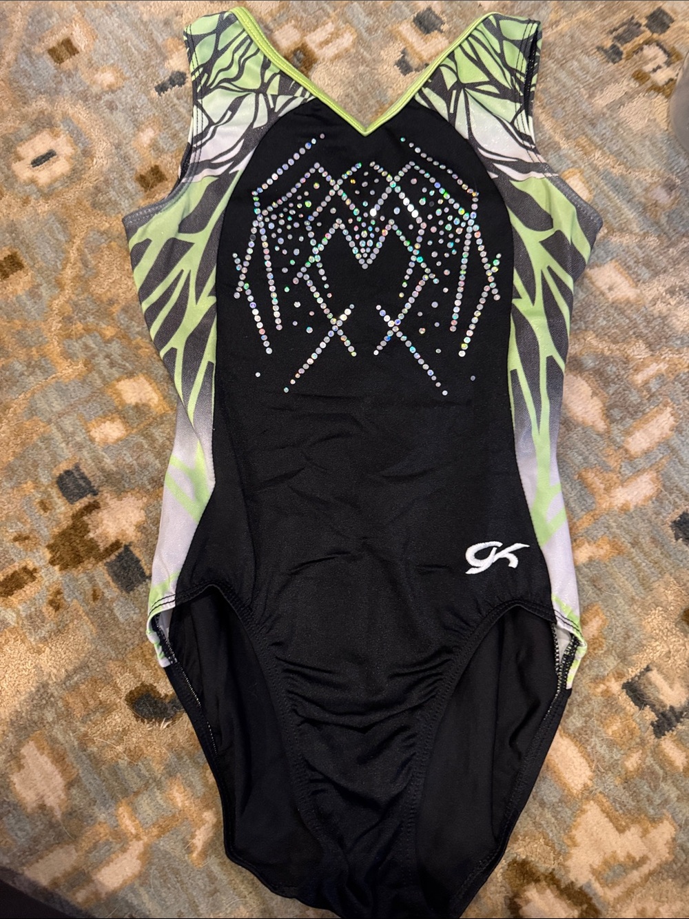 GK elite gymnastics leotard adult small